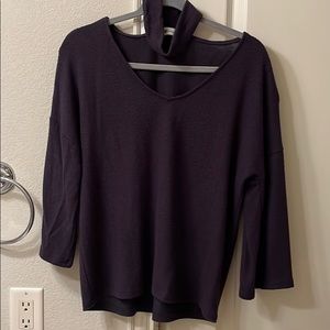 Gray Sweater Top